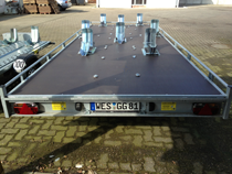 Spezialtransporter auch für Holzbalken und Markisen